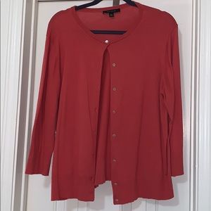 Ann Taylor XXL Pink Cardigan